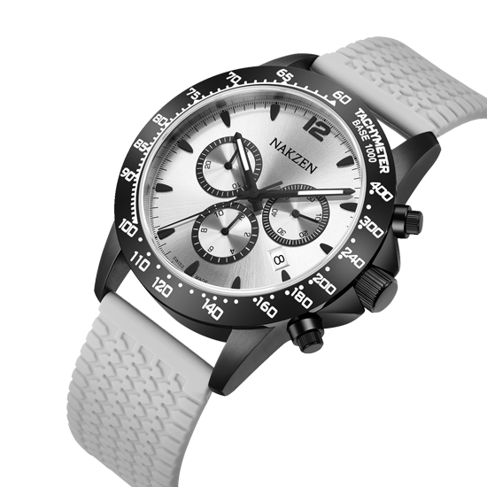 Rubber strap Swiss chronograph - MC2K1045 - Image 3