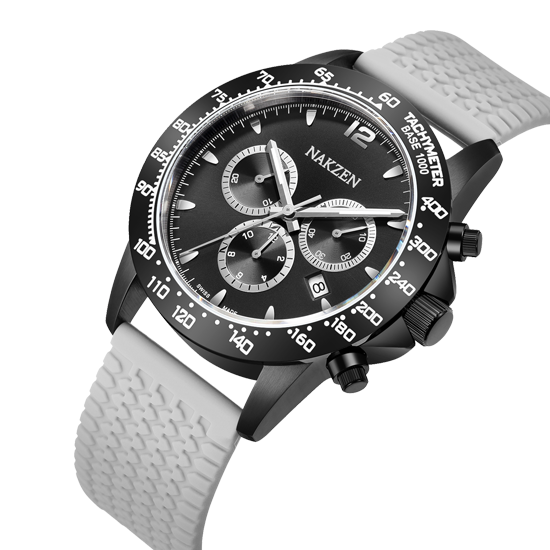 Rubber strap Swiss chronograph - MC2K1045 - Image 5